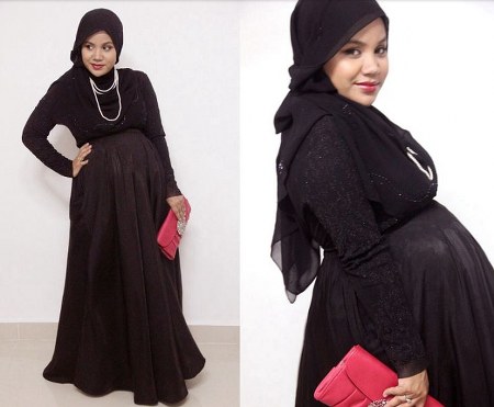 Baju Hamil Muslim Gamis Modern