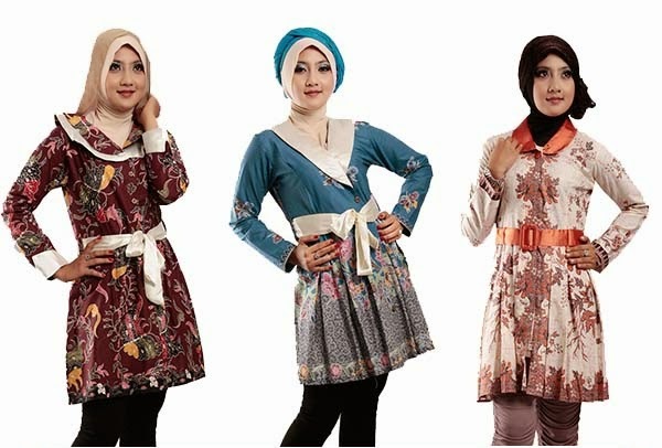 Model Baju Batik Wanita untuk Kerja Ide Model Busana
